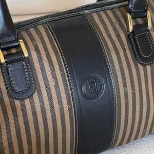 Authentic Fendi Women’s Vintage Boston Tote Bag